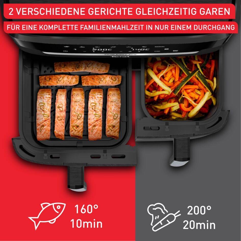 Dual Easy Fry XXL 11L Heißluftfritteuse EY9428