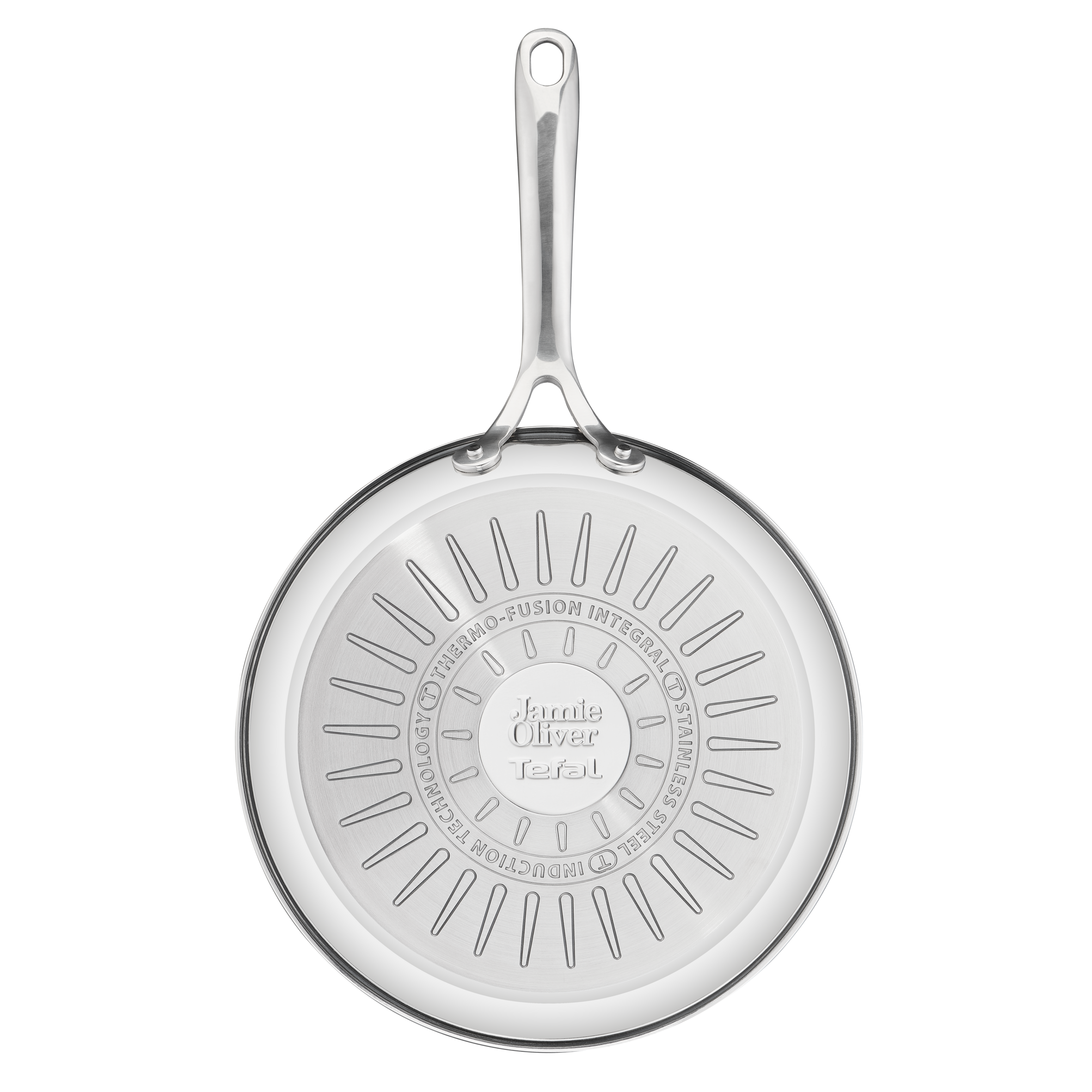 Jamie Oliver by Tefal Cook Smart Pfanne aus unversiegeltem Edelstahl 28cm E31106