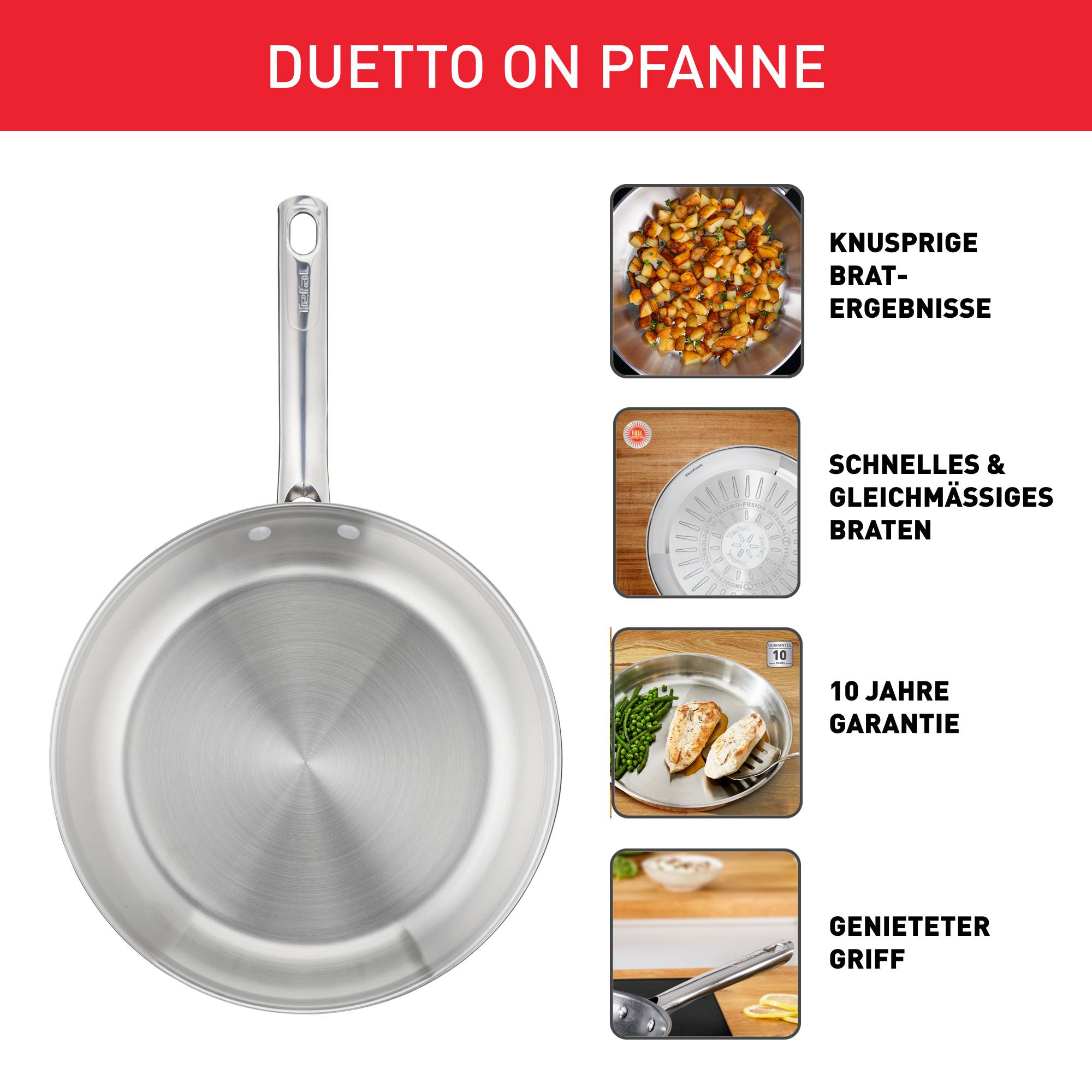 Duetto On Pfanne unversiegelt 24cm B86604