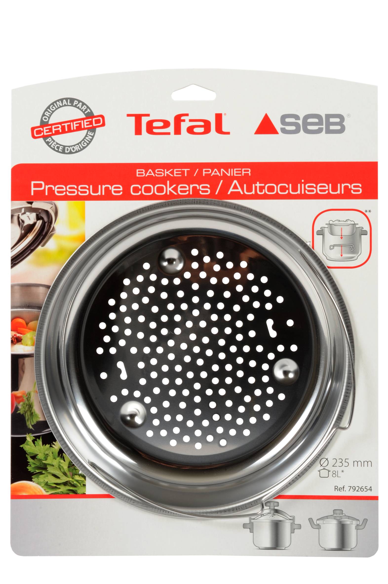 Starrer Dünsteinsatz 8 l 792654