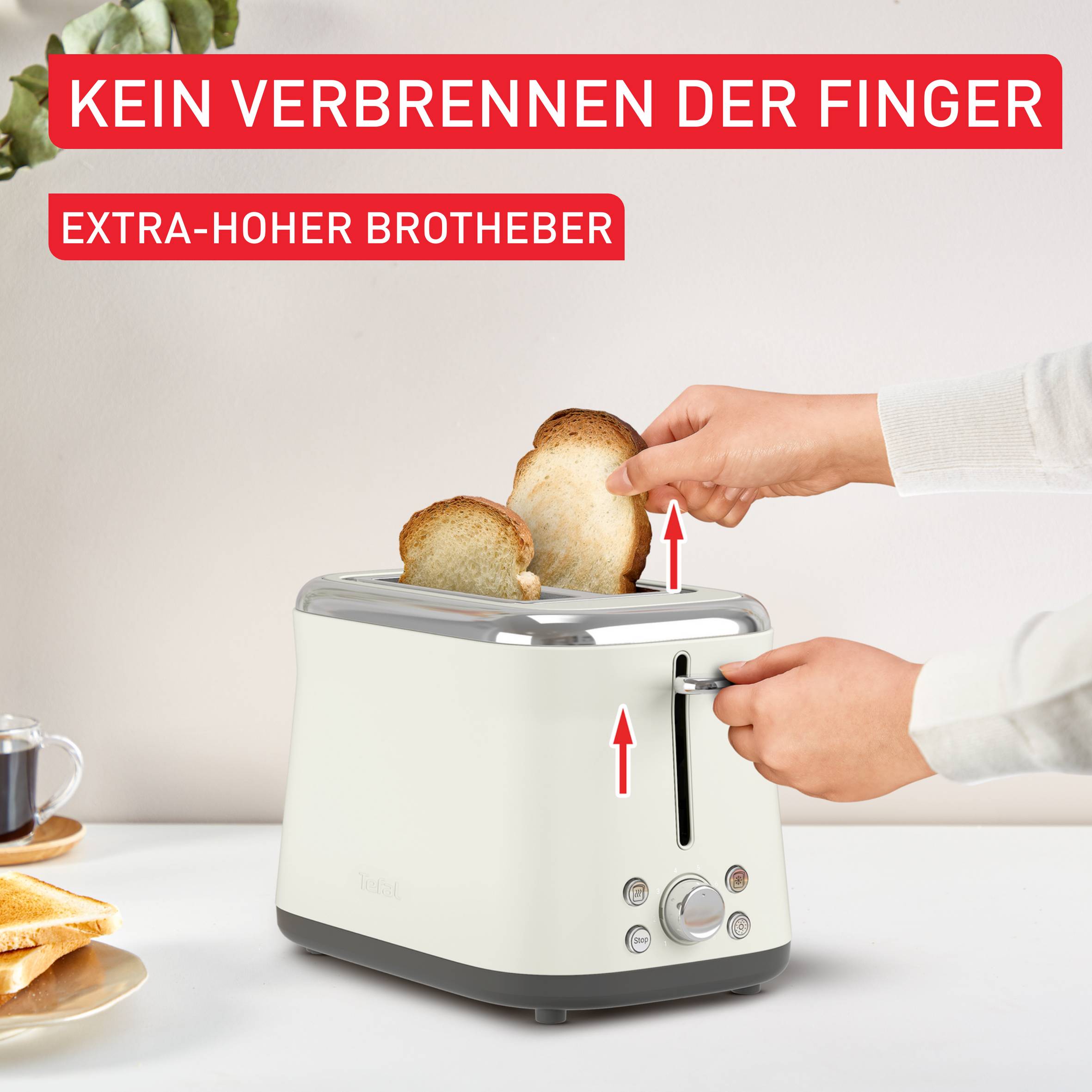 Collection, Doppelschlitztoaster, Retro-Edelstahl, 8 Bräunungsstufen