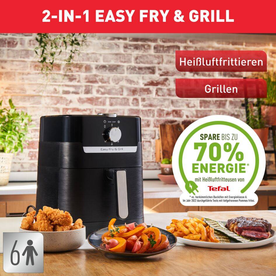 Easy Fry & Grill Classic Heißluftfritteuse EY5018