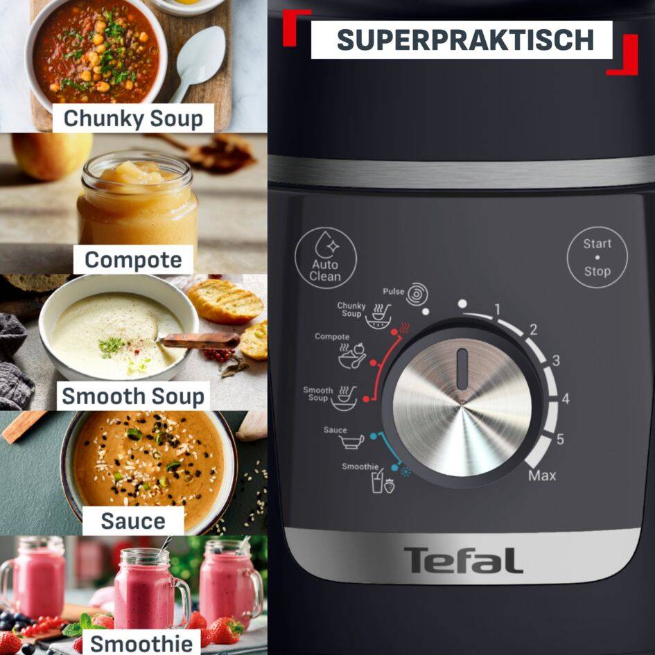 Blendforce Cook, Standmixer mit Kochfunktion, BL5758