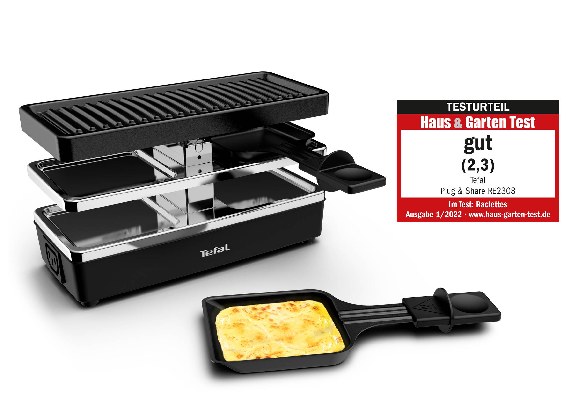 Plug&Share Raclette-Grill RE2308