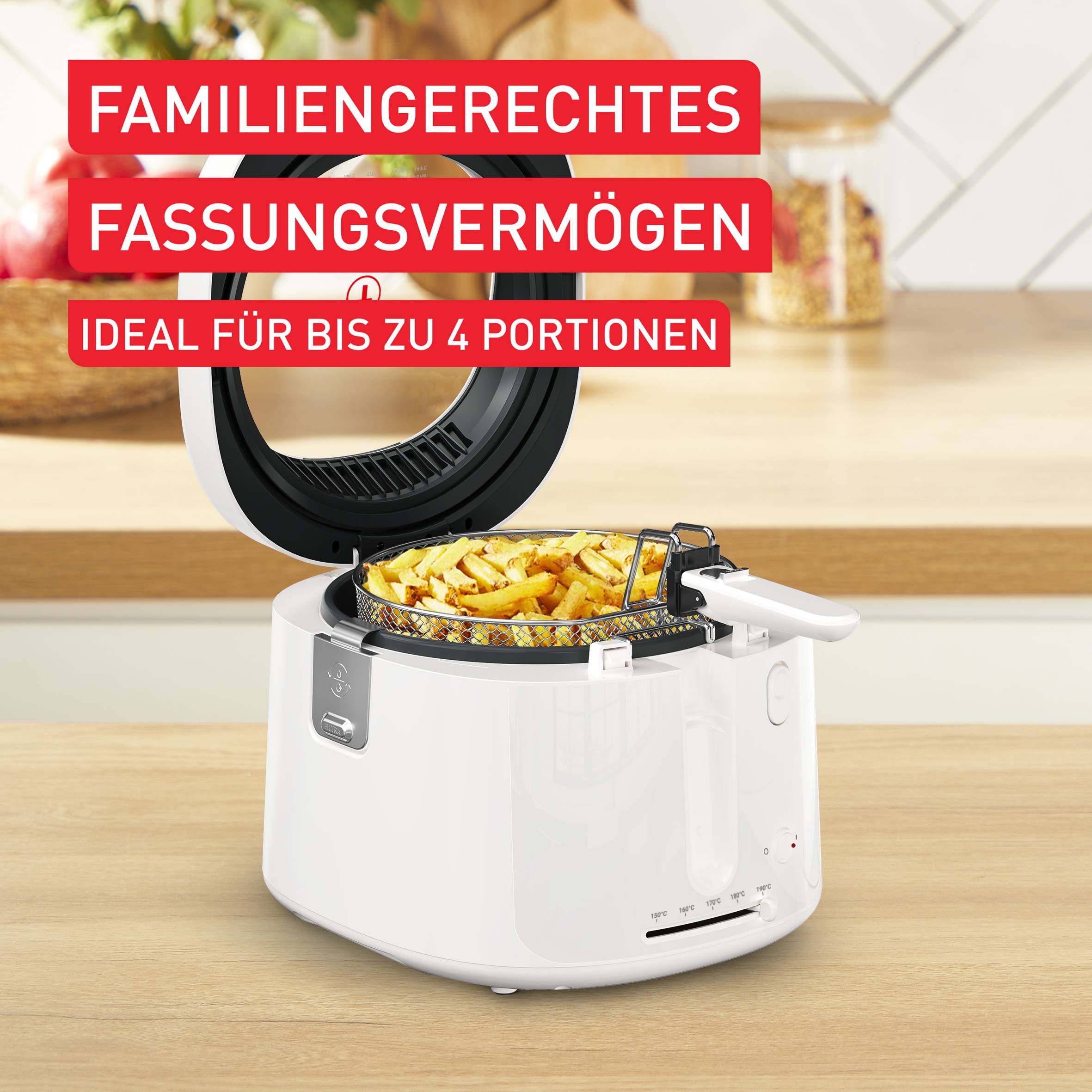 Filtra Vision, Fritteuse, extragroßes Fenster für bessere Sicht, FF2541