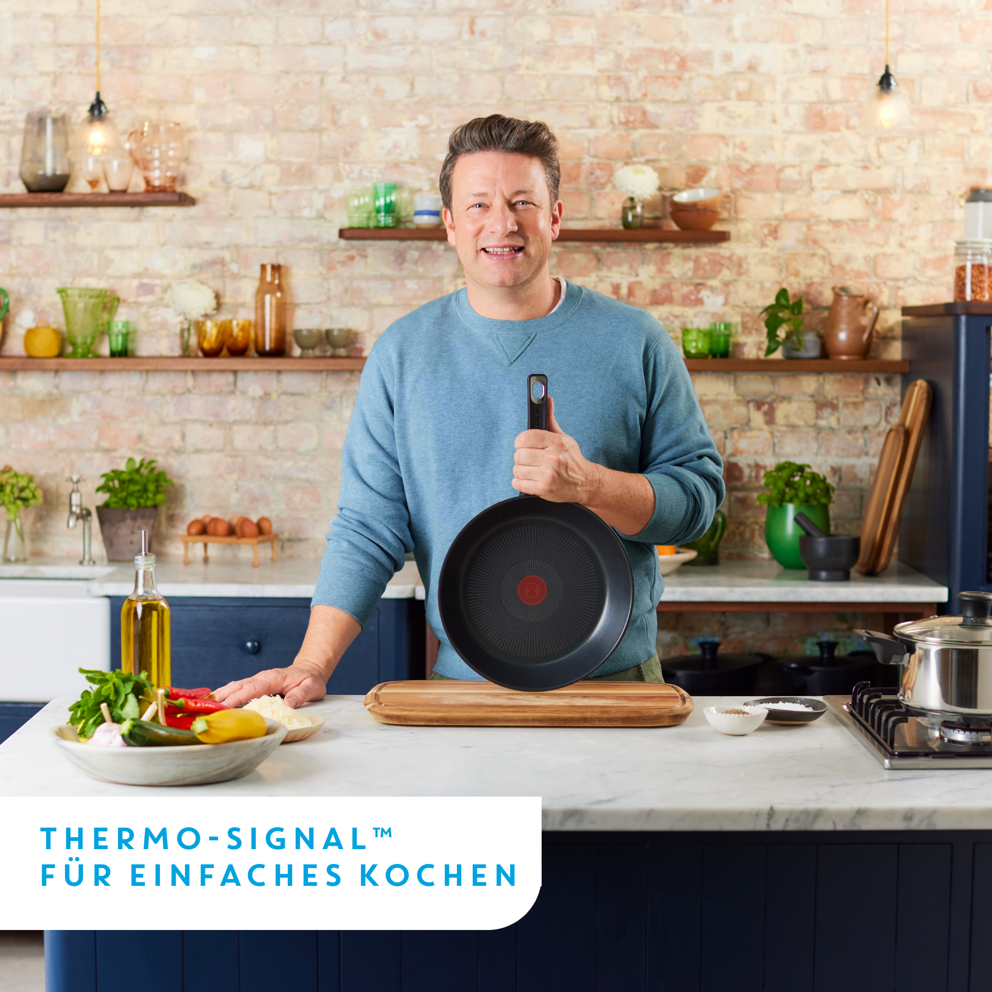 Jamie Oliver by Tefal Everyday Kitchen 7-teiliges Topf- und Pfannenset