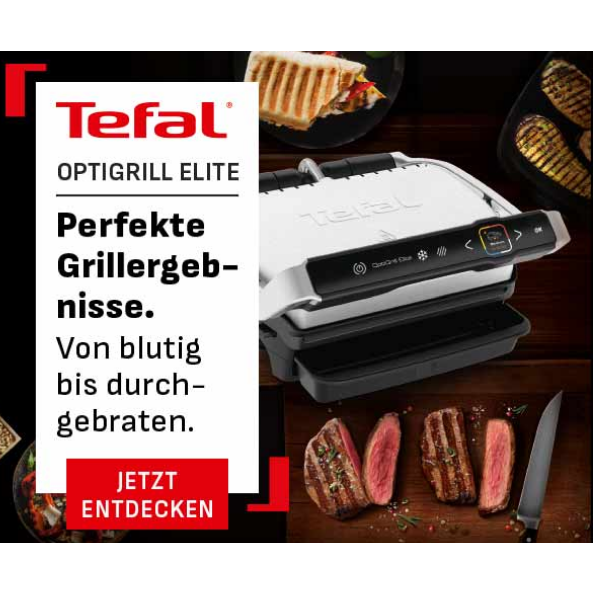 OptiGrill Elite Kontaktgrill GC750D
