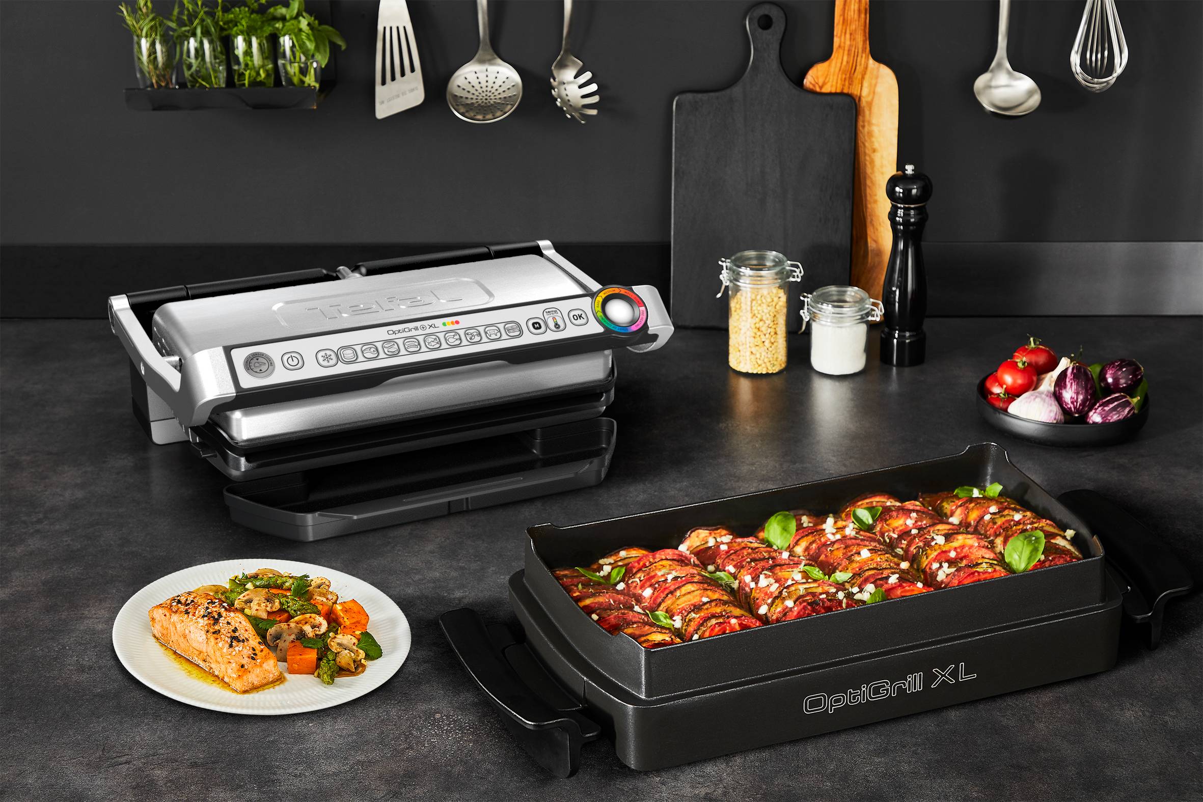 OptiGrill+ XL inkl. Backschale GC724D