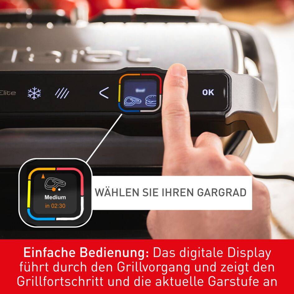 OptiGrill Elite XL Kontaktgrill GC760D