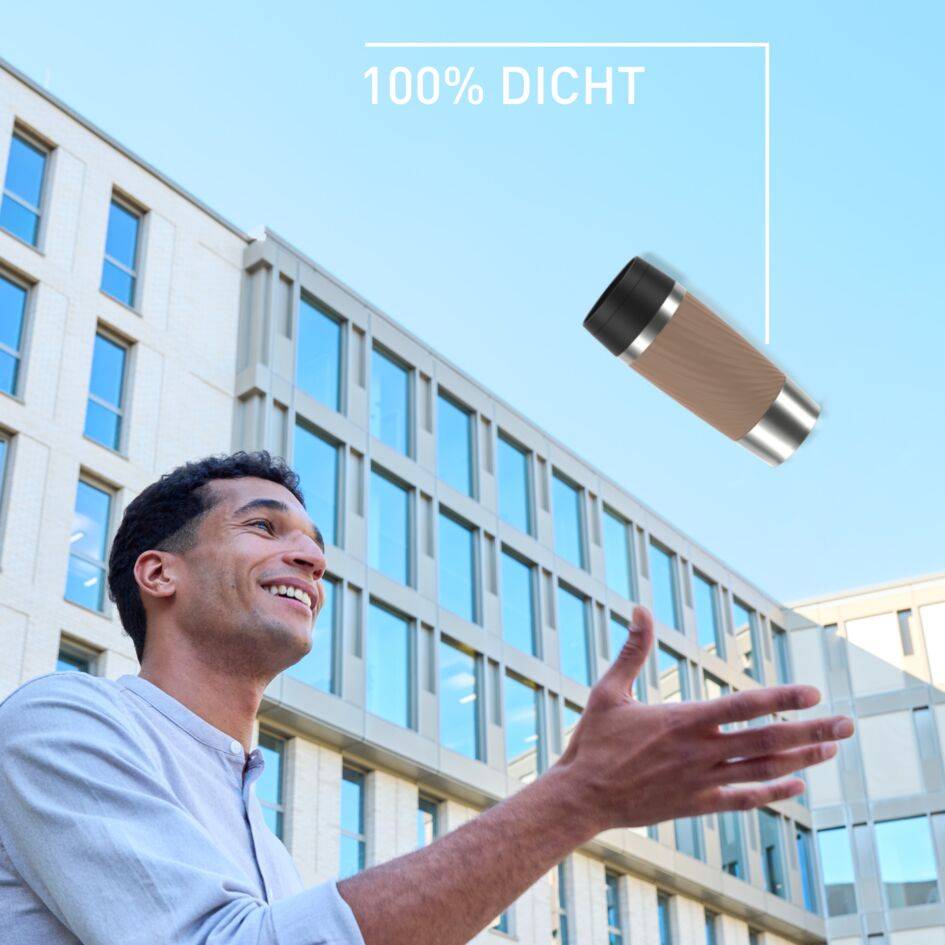 TRAVEL MUG CLASSIC TWIST ISOLIERBECHER 0,36L BRAUN N20253