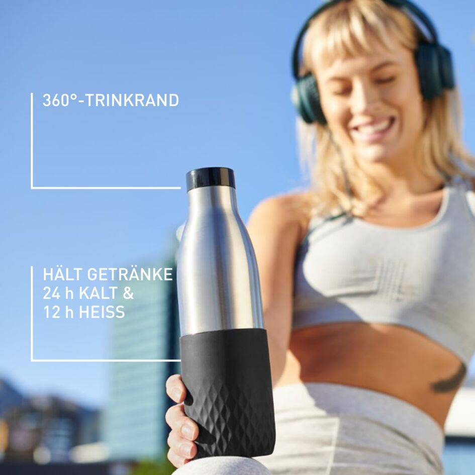 BLUDROP SLEEVE 0,7 L schwarz, N31111