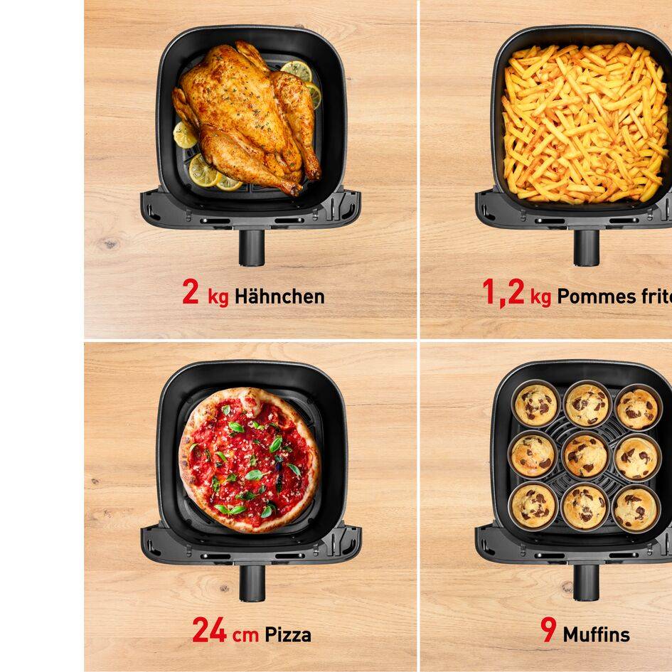 Easy Fry Mega, Heißluftfritteuse,EY8558