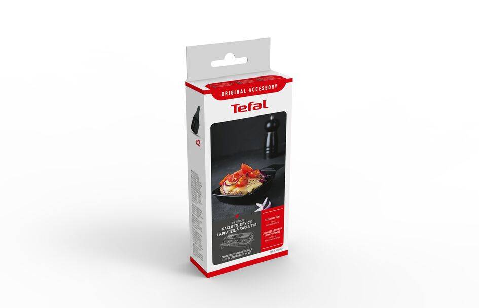 2 extra tiefe Raclette-Pfännchen XA521000