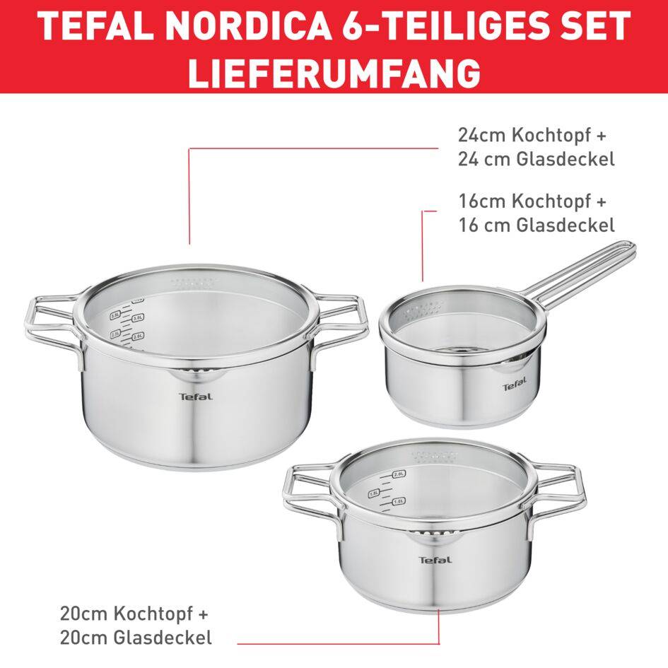 Nordica 6-teiliges Set H852S3