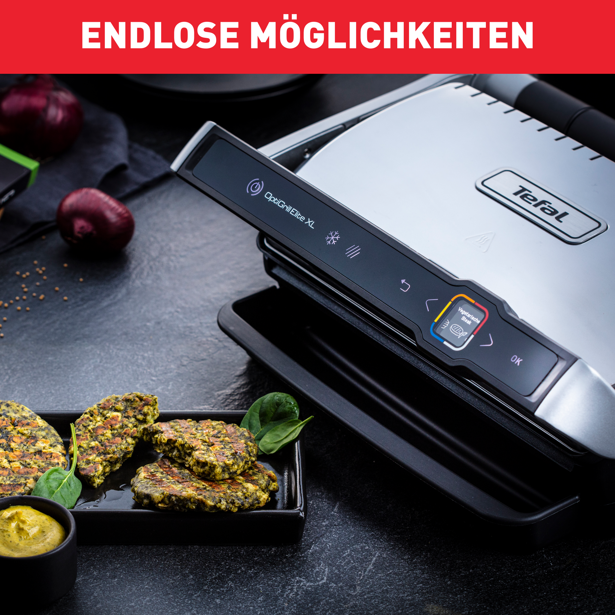 OptiGrill Elite XL Kontaktgrill GC760D