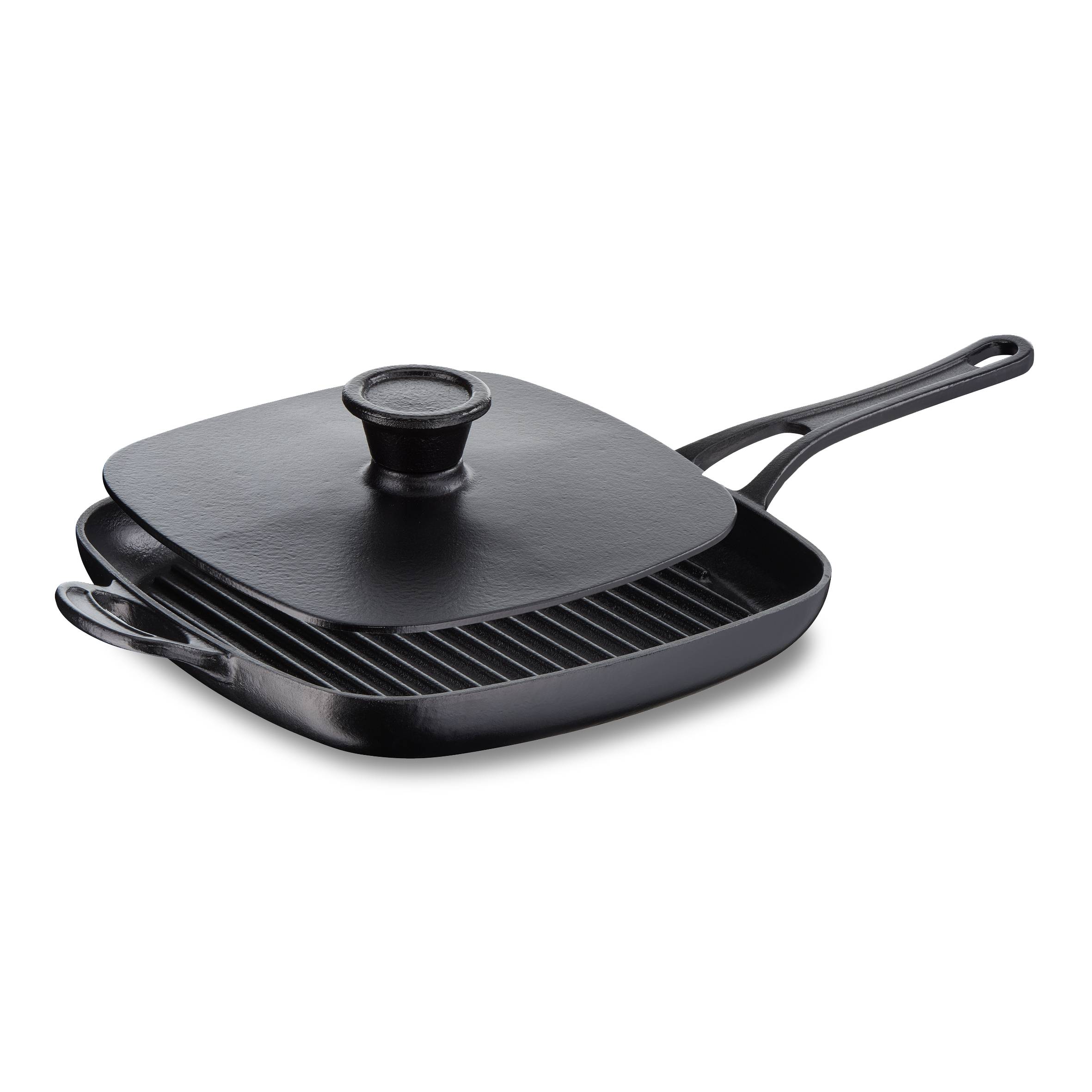 Jamie Oliver Eisenguss Grillpresse 22x22 cm E21390