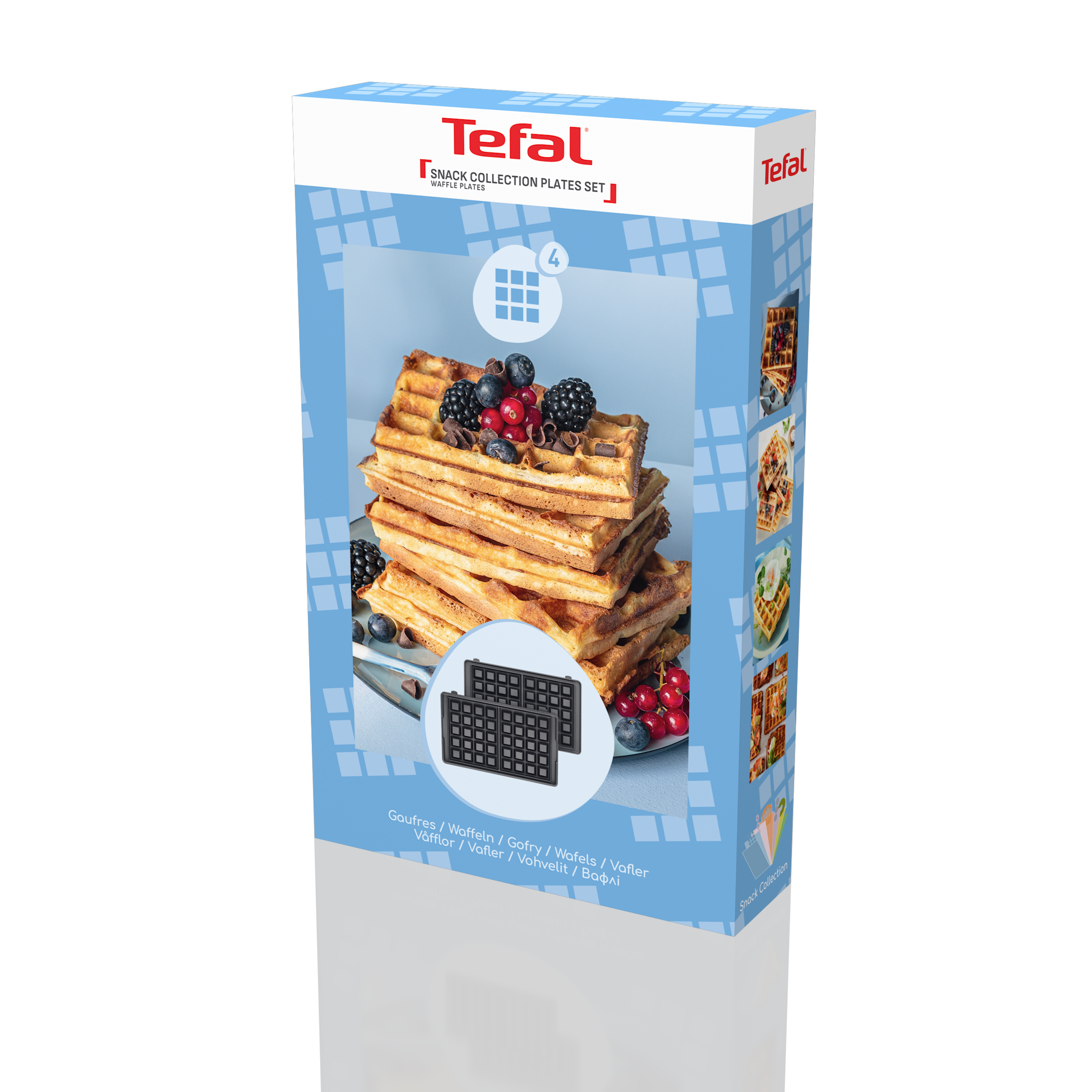2 Waffelplatten Snack Collection XA8104F0