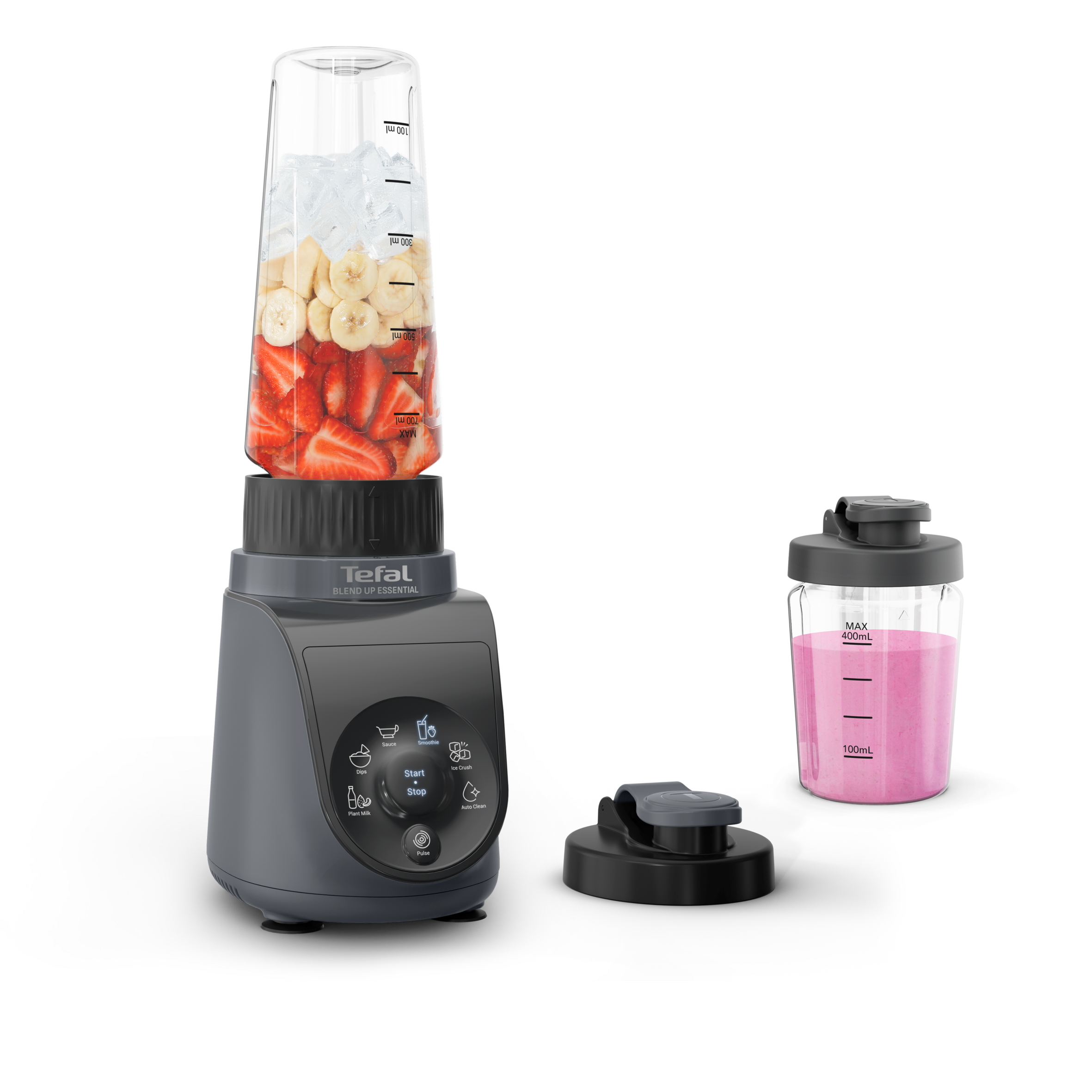Blend Up Essential, Mini Blender, 800 W, 6 Automatikprogramme, 2 Behälter