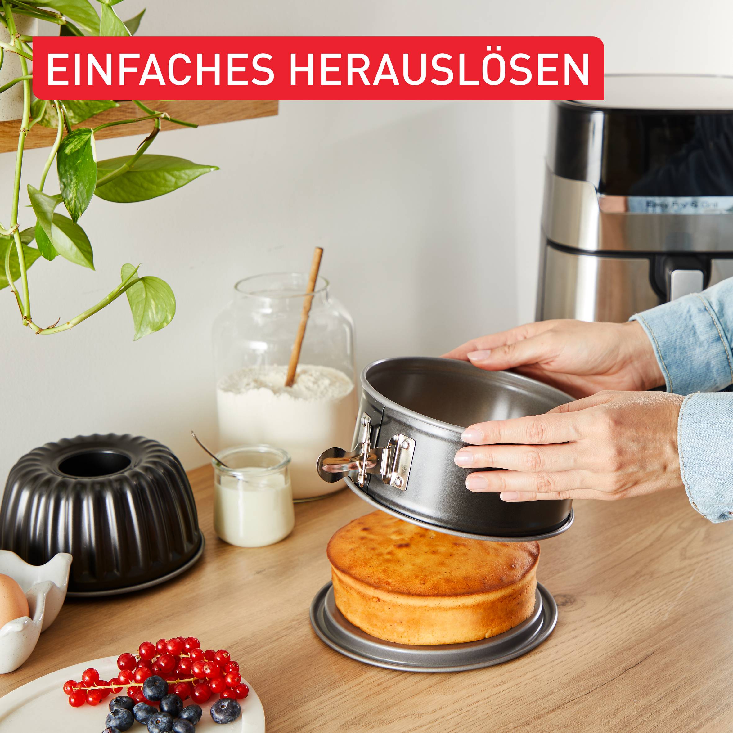 Backformen-Set 2 tlg. für die Heißluftfritteuse J176S204