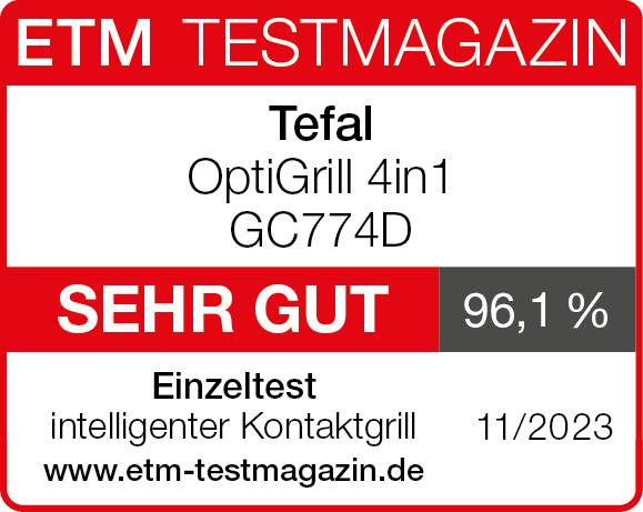 OptiGrill 4in1 GC774D  inkl. gratis Tipp-Kick (Sonderedition)