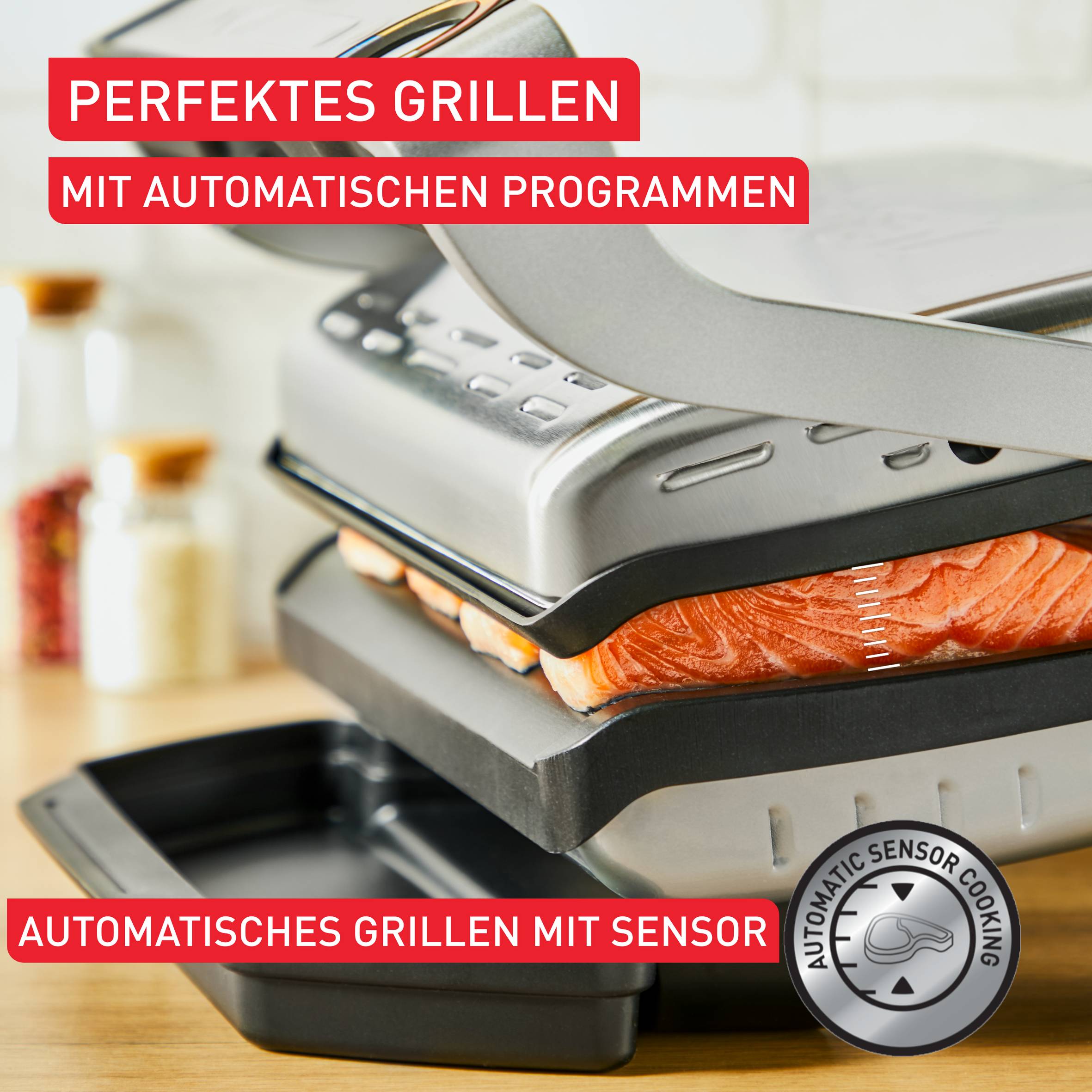 Planchaplatten XA7298 für OptiGrill+ XL  
