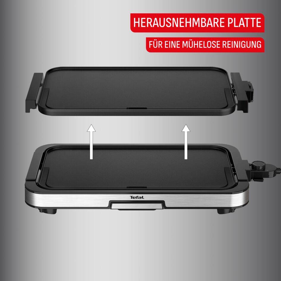 Giant Plancha, herausnehmbare Platte, 12 Personen, Antihaftversiegelung
