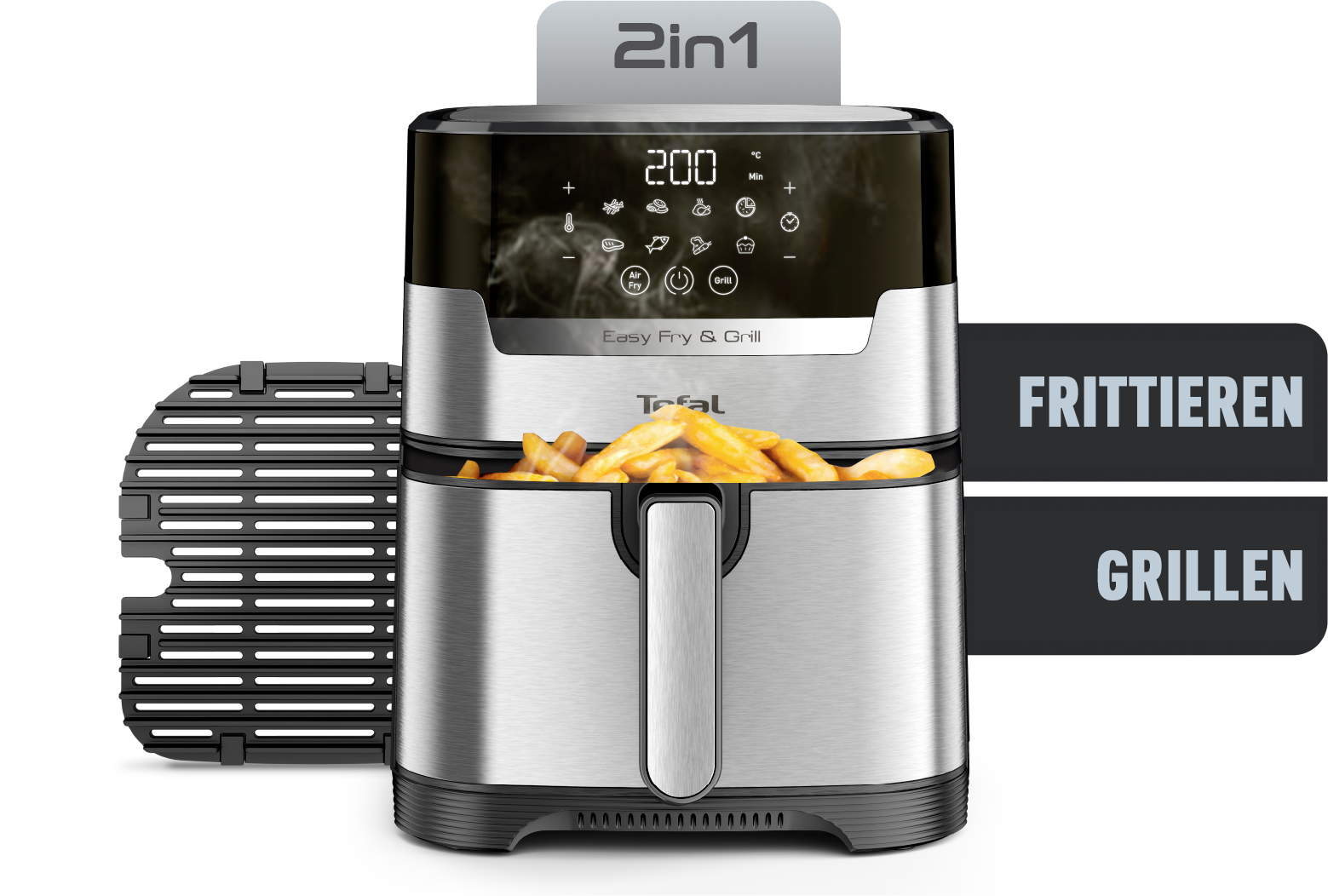 Easy Fry & Grill Deluxe Heißluftfritteuse EY505D