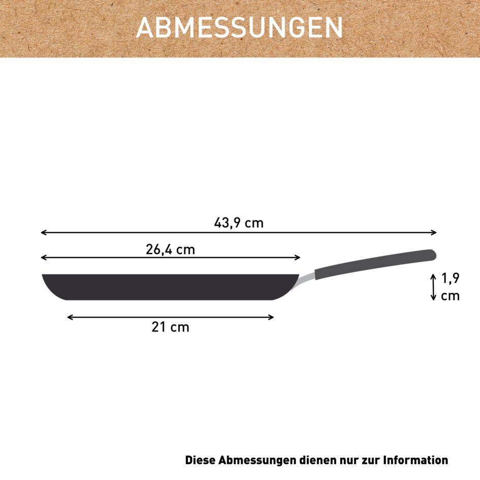 Renew On Black Keramik-Crepepfanne 25cm C43538