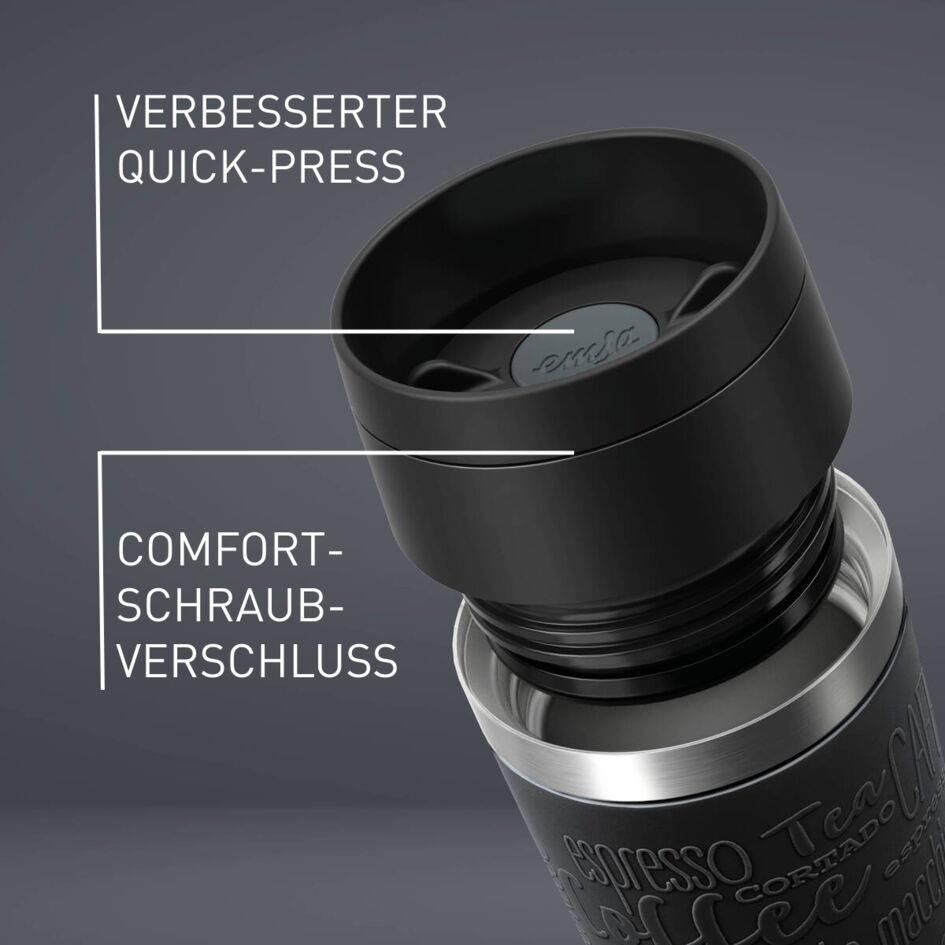 TRAVEL MUG CLASSIC ISOLIERBECHER 0,36L SCHWARZ N20202