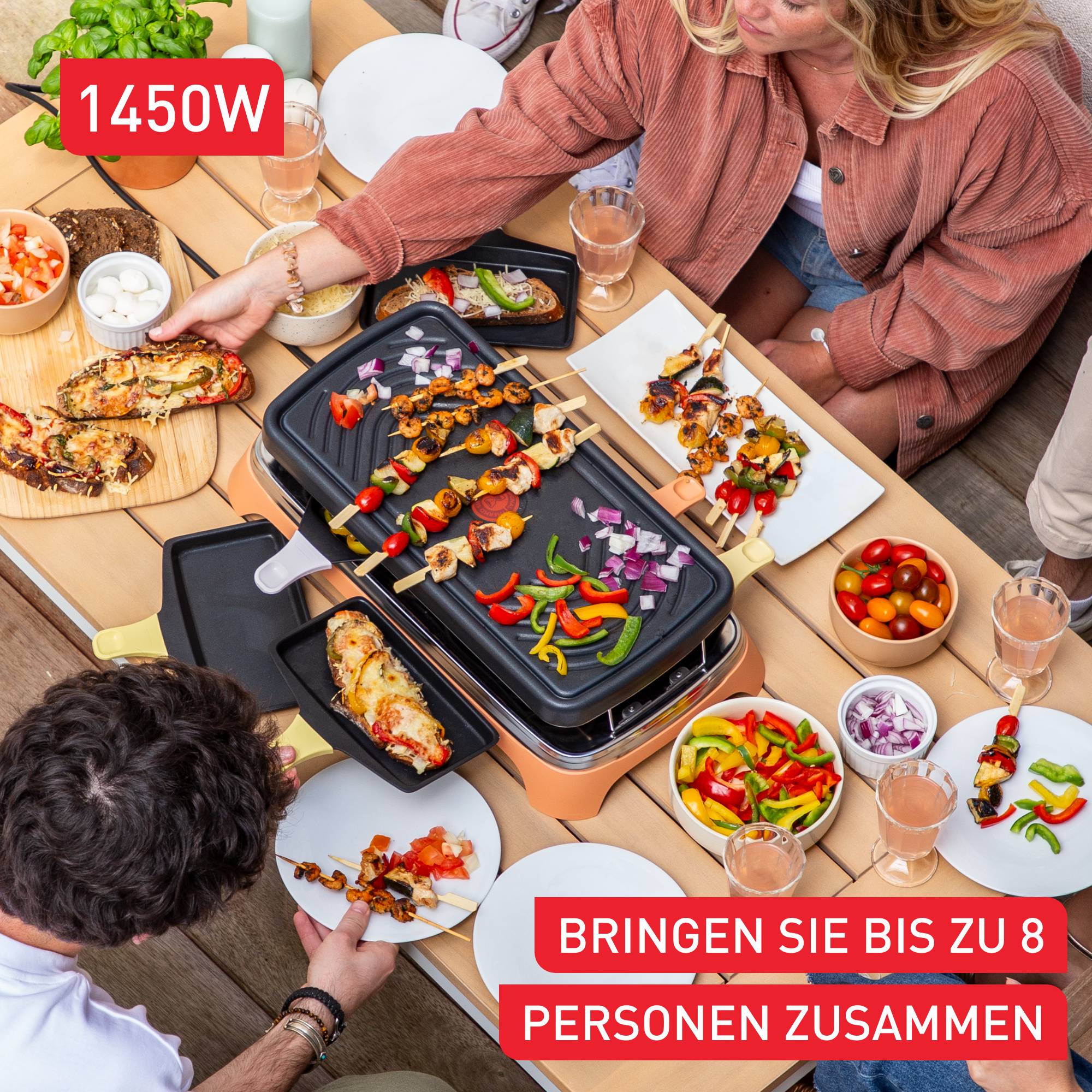 Food & Co, Kochgerät für den Indoor-/Outdoor-Gebrauch, 8 Personen, RE651J