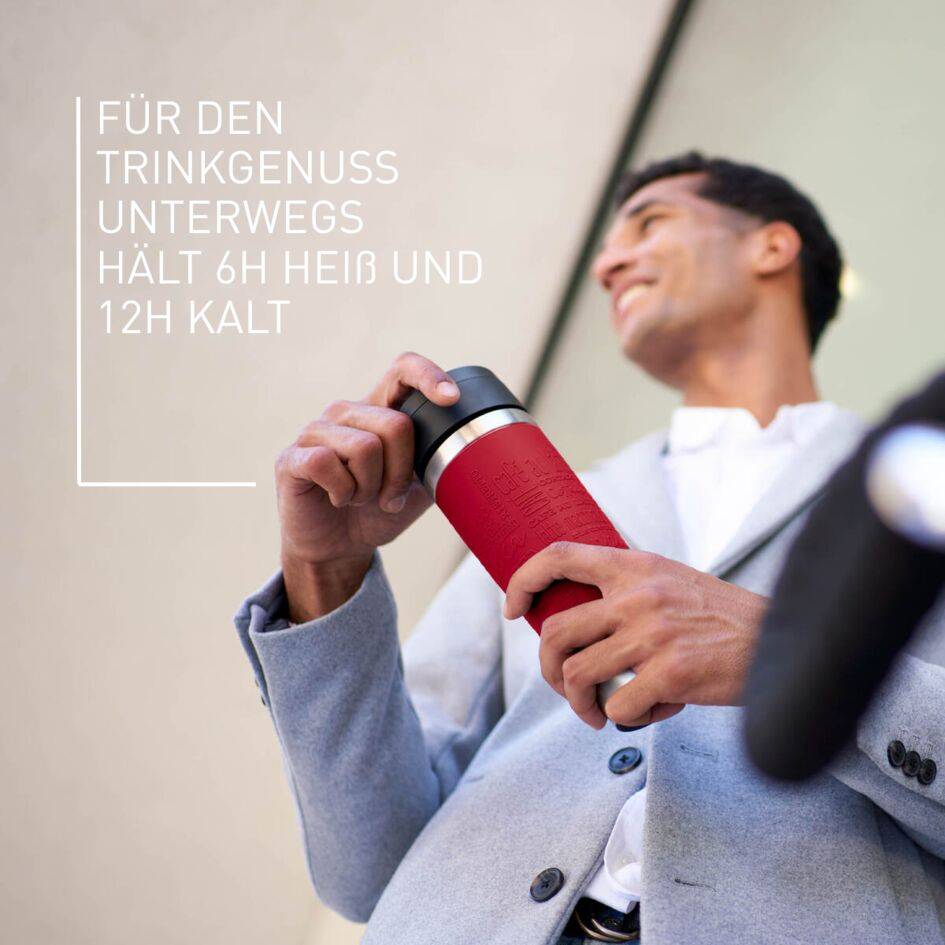 TRAVEL MUG CLASSIC ISOLIERBECHER 0,5L DUNKELROT N20222