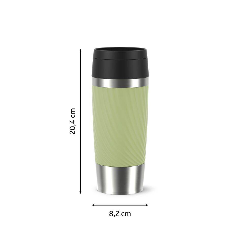 TRAVEL MUG CLASSIC TWIST ISOLIERBECHER 0,36L GRÜN N20255