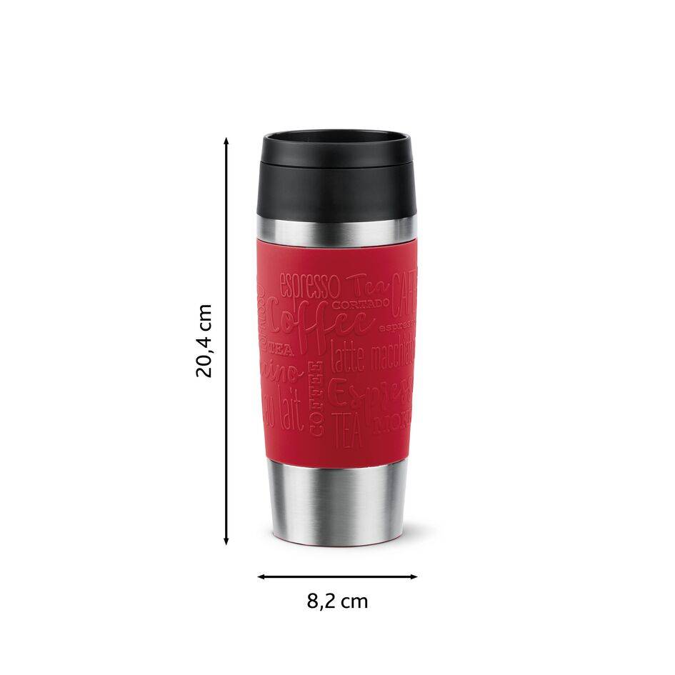 TRAVEL MUG CLASSIC ISOLIERBECHER 0,36L DUNKELROT N20204