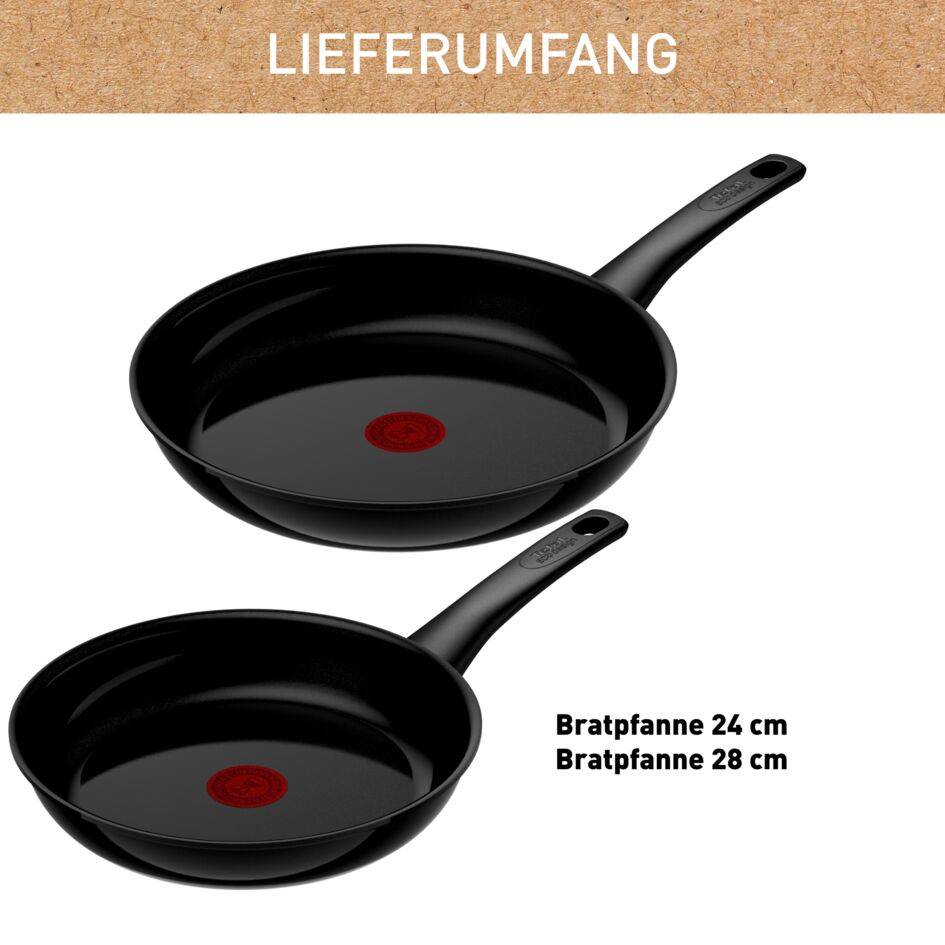 Renew Black On 2-teiliges Pfannenset C43590