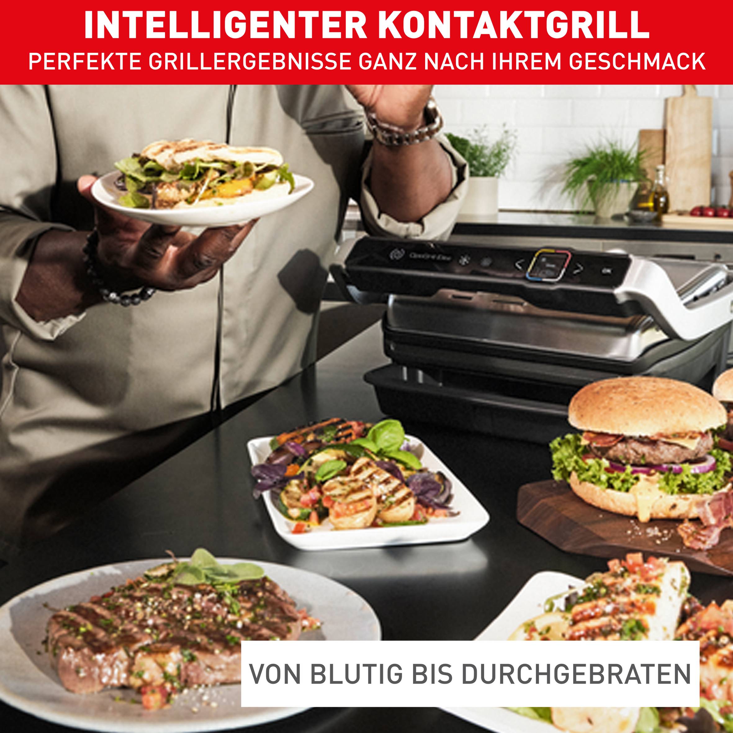 OptiGrill Elite XL Kontaktgrill GC760D