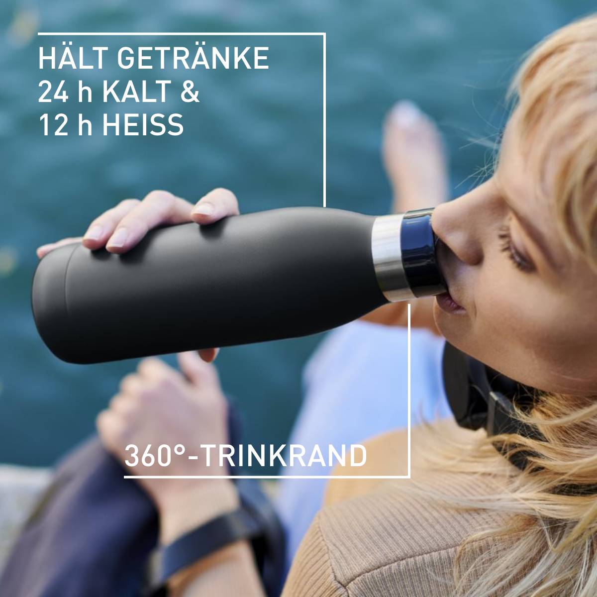 Bludrop 0,7 L schwarz N31109