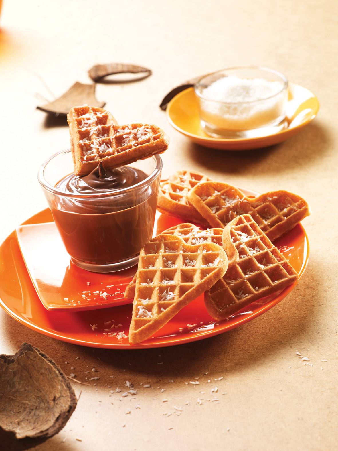 2 Herz-Waffelplatten Snack Collection XA8106F0