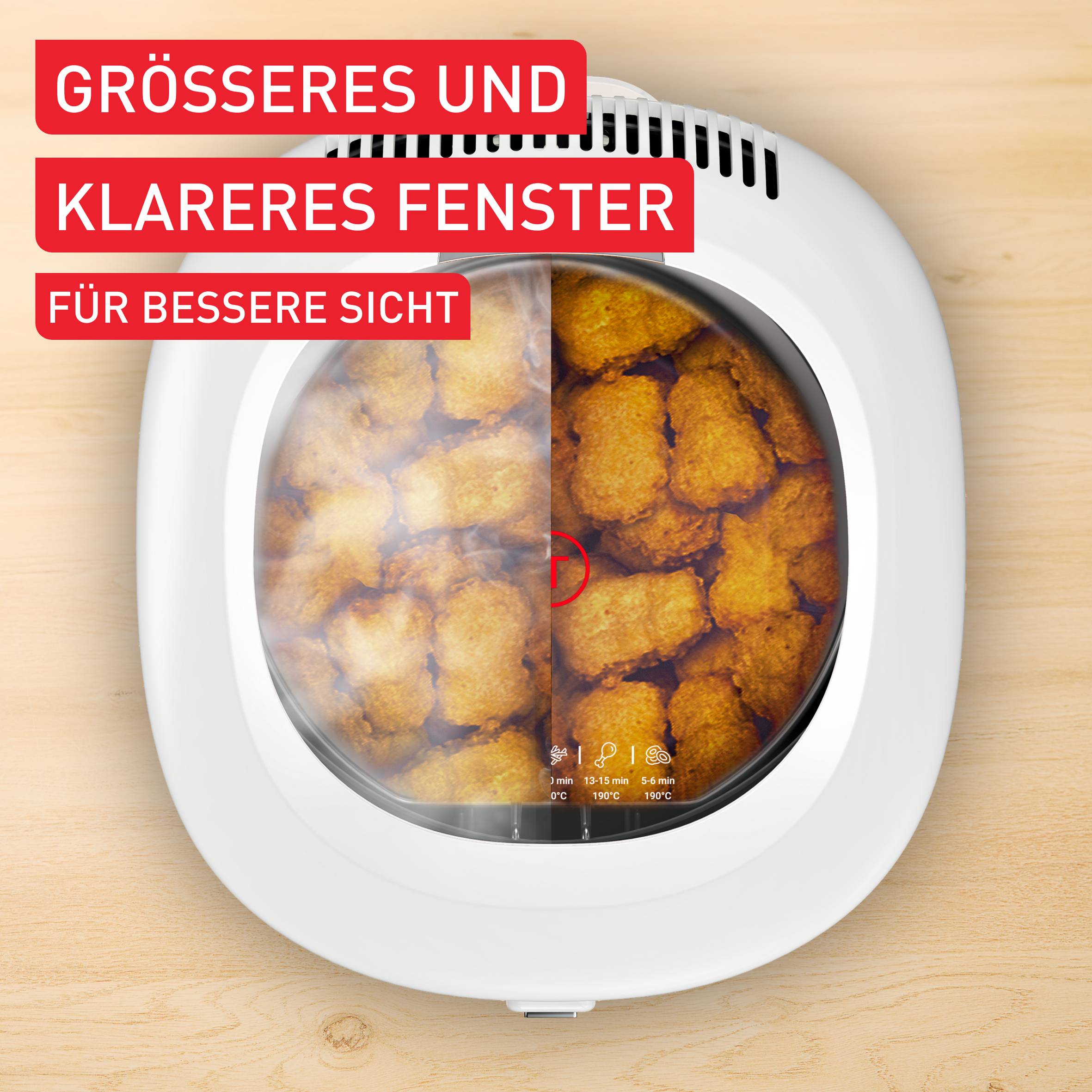 Filtra Vision, Fritteuse, extragroßes Fenster für bessere Sicht, FF2541