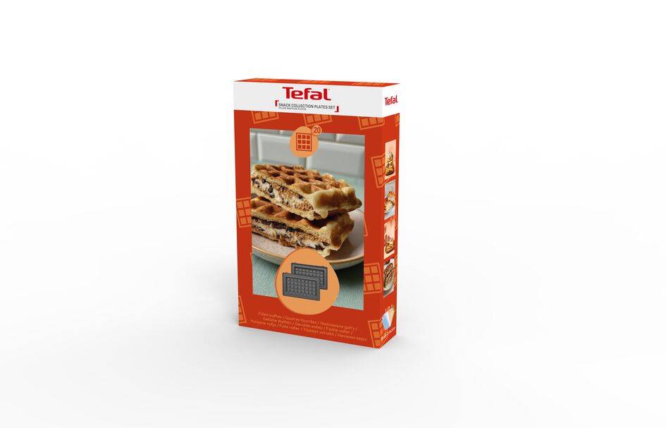 2 Platten für gefüllte Waffeln Snack Collection XA8120F0