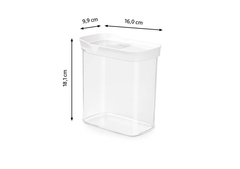 Optima Schüttdose, rechteckig - 1,6 L - N11421