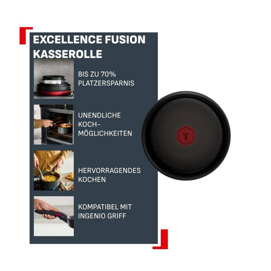 Ingenio Excellence Fusion Unbreakable Kasserolle 16cm, P00628