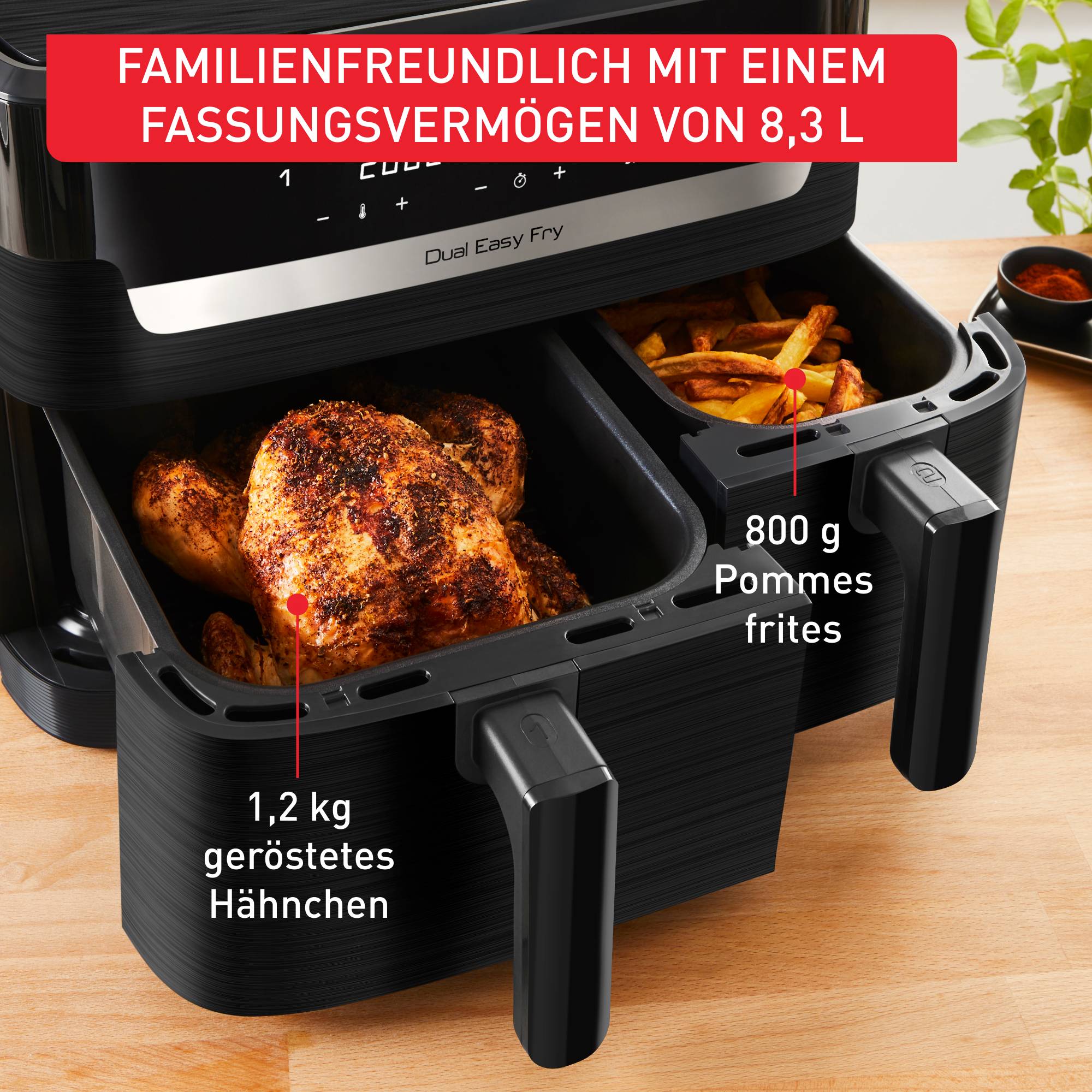 Instructions Dual Easy Fry Essential Heißluftfritteuse EY901N EY901N10 ...