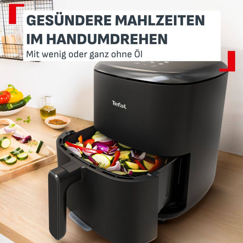 Easy Fry Max, Heißluftfritteuse, 5 L Fassungsvermögen, abnehmbare ...