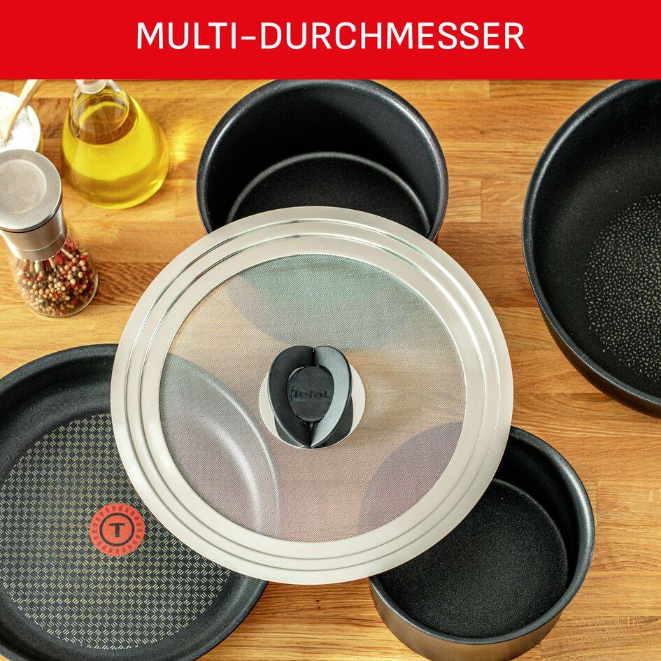 INGENIO Antispritzdeckel aus Edelstahl, 24-30&nbsp;cm, L98799