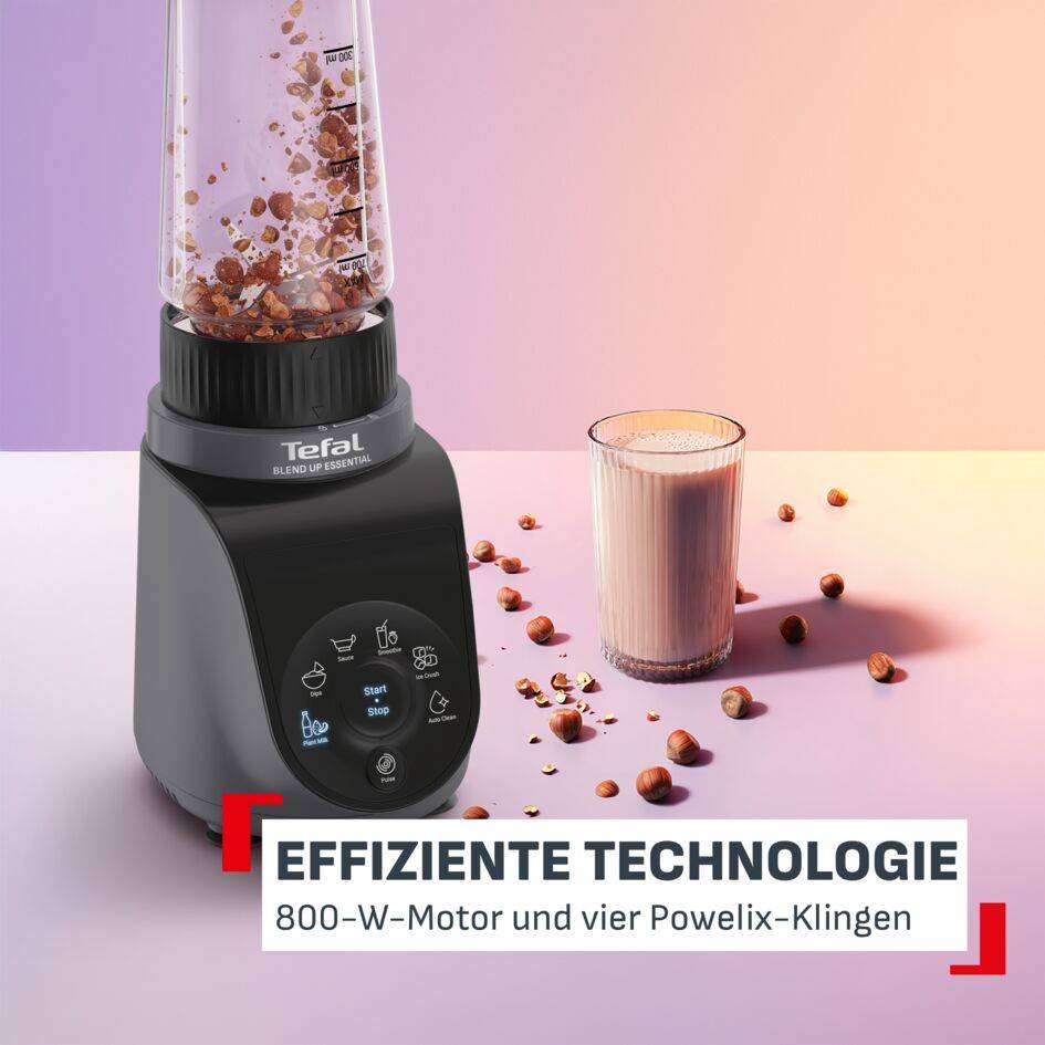 Blend Up Essential, Mini Blender, 800 W, 6 Automatikprogramme, 2 Behälter