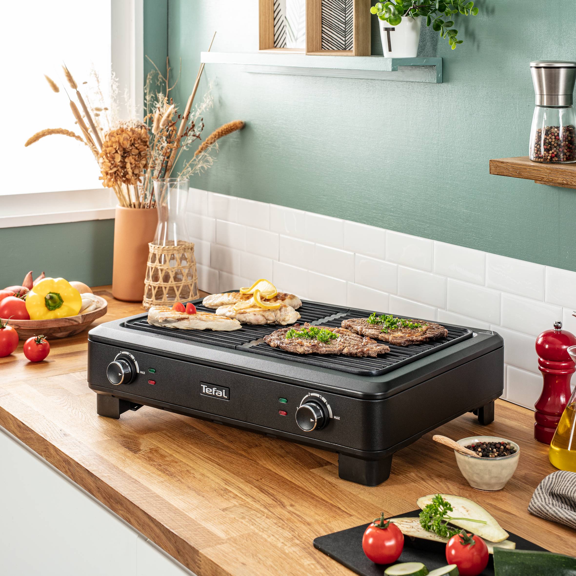 Smokeless TG9008 Grills und Planchas Tefal