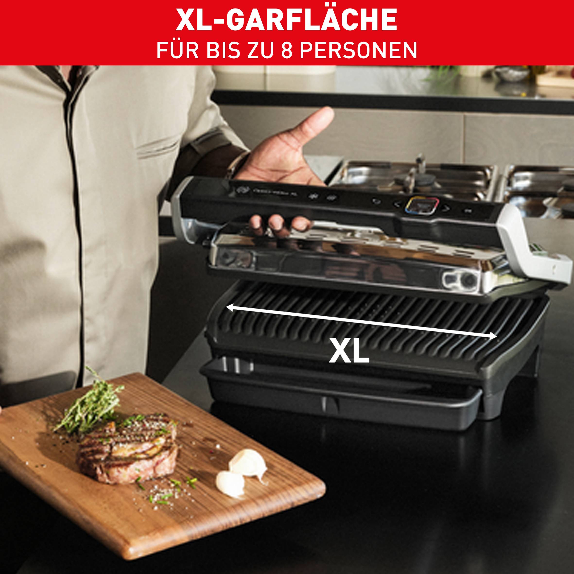 OptiGrill Elite XL Kontaktgrill GC760D