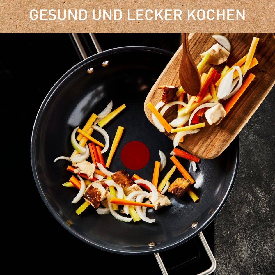 Nordica Edelstahl Wokpfanne 28cm, H87119