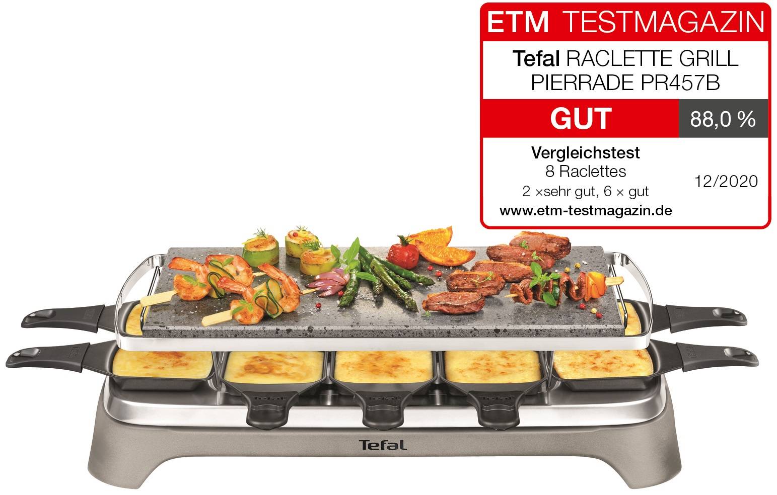 RACLETTE GRILL PIERRADE PR457B