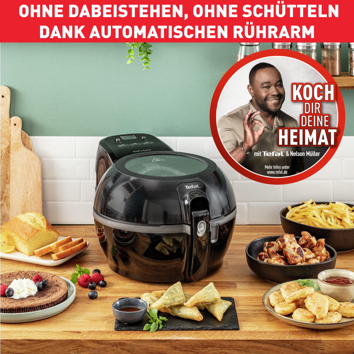 ActiFry Extra 1,2 kg Schwarz FZ7228